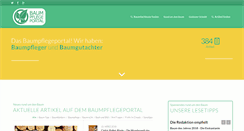 Desktop Screenshot of baumpflegeportal.de